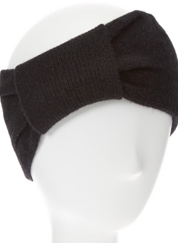 Black Cashmere Headband