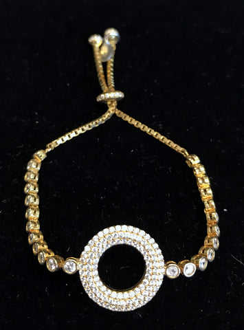 Slider Bracelet - Gold