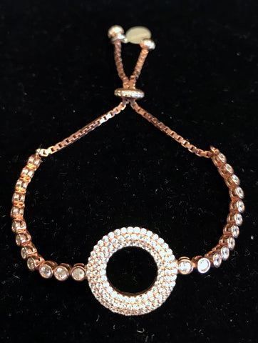 Slider Bracelet - Rose Gold