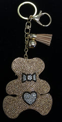 Bling Bear Keychain, Backpack Charm or Bag Charm (Available in Four Colors)