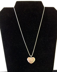 "Dogs Leave Prints On My Heart" Necklace
