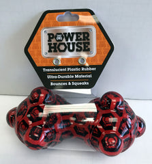 "Power House" Translucent Dumbell Dog Toy